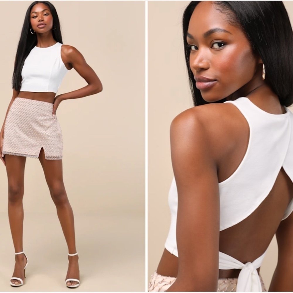 LULU's Casual Romantic Chic Sexy Date Night Flirty BrunchResortwear Vacation Top